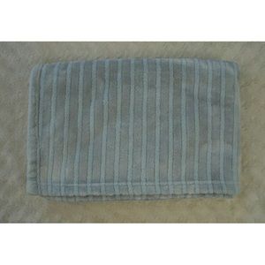 Mon Lapin Solid Gray Stripes Baby Blanket Plush Soft Security Lovey